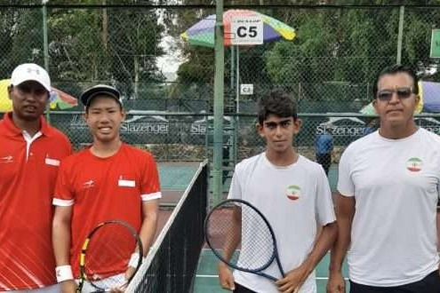  برتری تنیسور‌های نوجوان کشورمان مقابل سنگاپور