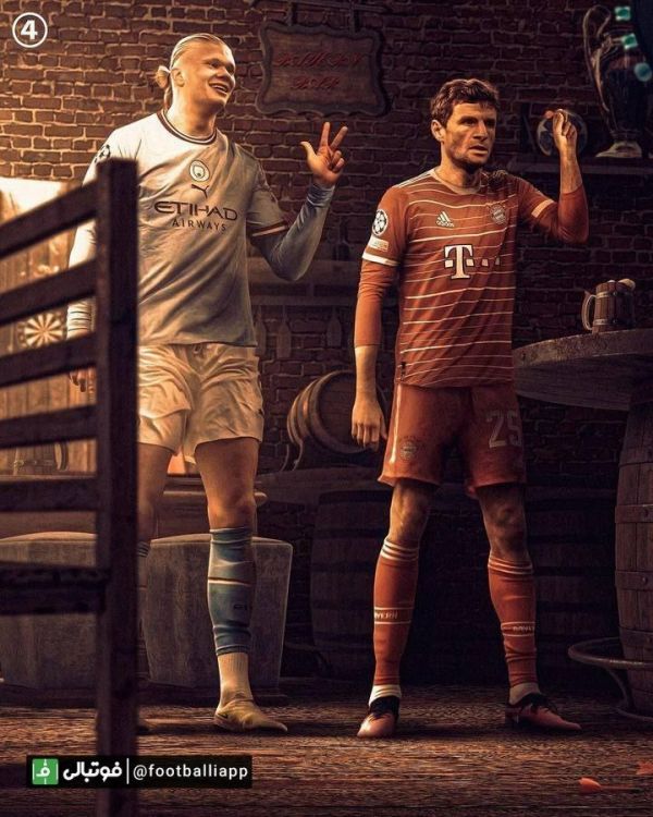  طرح 433 از مصاف امشب بایرن مونیخ و منچسترسیتی