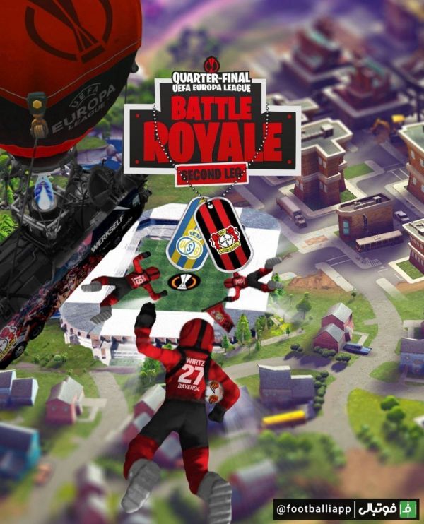  پوستر جالب بایرلورکوزن پیش از بازی امشب مقابل سن‌ژیلواز در لیگ اروپا