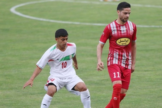  برتری پرگل پرسپولیس مقابل تیم ملی نوجوانان