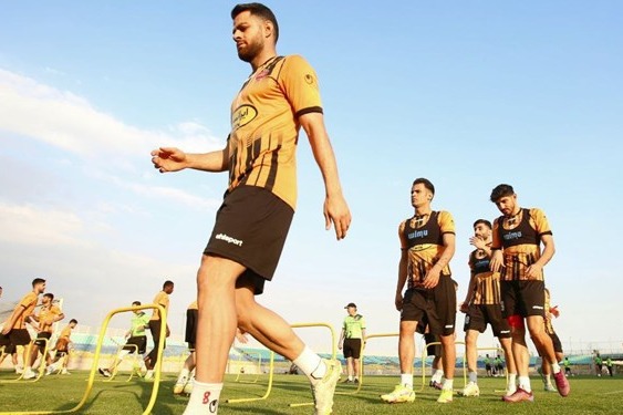 جشنواره گل بازیکنان پرسپولیس در بازی مینی فوتبال