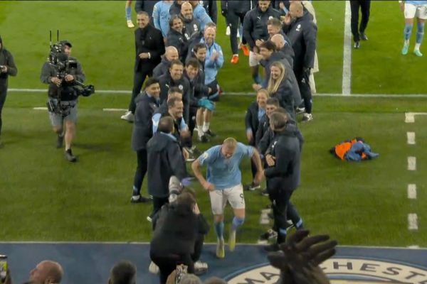  عکس؛ تونل زدن ویژه اعضای باشگاه منچسترسیتی برای هالند