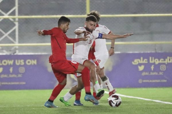 دیدار اردن و فلسطین در ورزشگاه تازه تاسیس