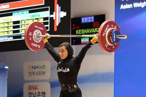  دختر وزنه بردار ایران به مدال برنز آسیا رسید