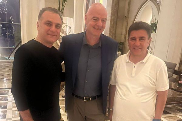 دیدار قلعهنویی و ماجدی با اینفانتینو، اسکالونی و فلیک