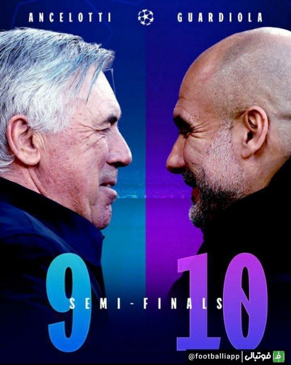  اینفوگرافی  بیشترین حضور در نیمه نهایی لیگ قهرمانان اروپا