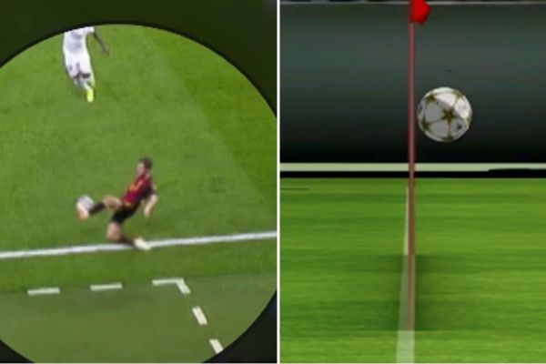  پیش از گل منچسترسیتی به رئال مادرید توپ از زمین بیرون رفته بود   عکس