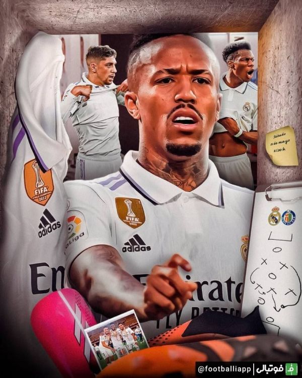  پوستر باشگاه رئال مادرید برای بازی امشب مقابل ختافه