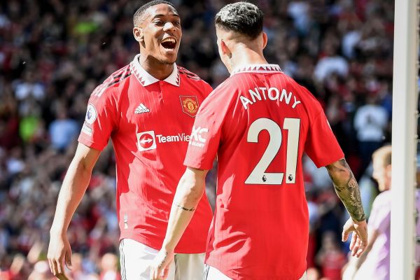  عکس؛ خوشحالی «آنتونی به توان دو» برای منچستریونایتد