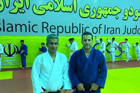 تمرین کامرانی فر و میراسماعیلی روی تاتامی