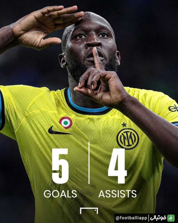  اینفوگرافی  از ابتدای ماه آوریل هیچ بازیکنی در سری آ مثل روملو لوکاکو بر روی گل تأثیر گذاری نداشته است