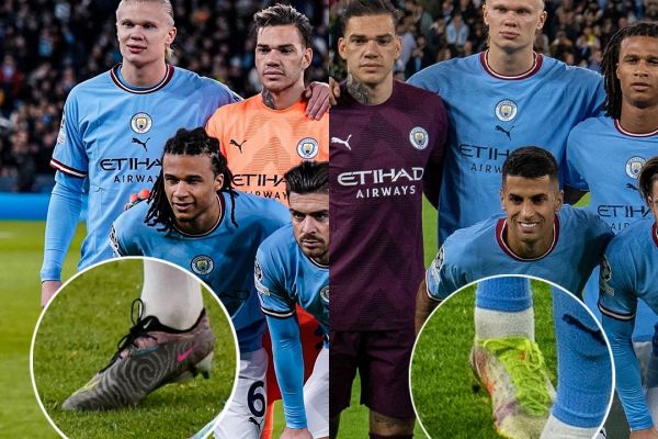 عکس؛ پابلندی کردن ارلینگ هالند در عکس تیمی