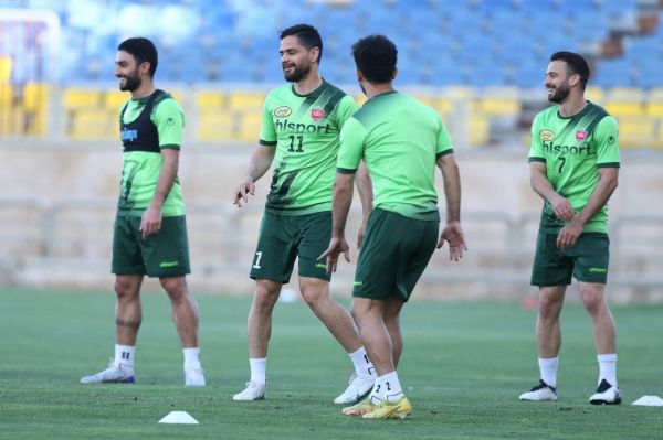 تمرین شاداب پرسپولیس در ورزشگاه کاظمی