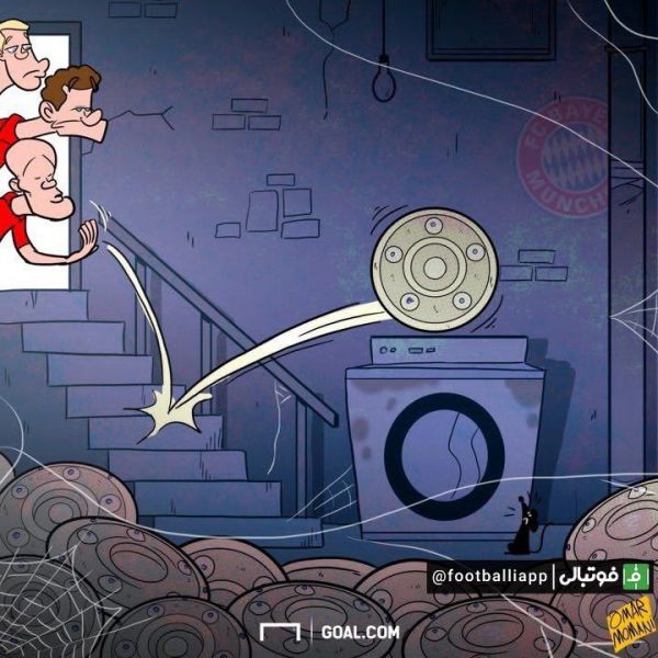  کاریکاتور  جام تکراری مونیخی‌ها برای یازدهمین بار