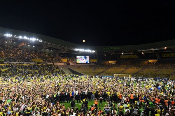  عکس؛ جشن بقای نانت در لیگ فرانسه