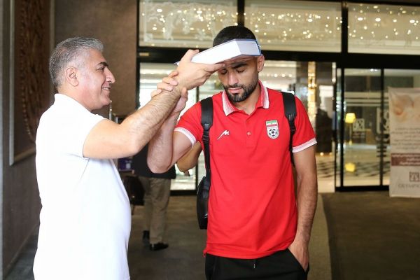  گزارش تصویری  حضور تیم ملی در فرودگاه مهرآباد برای سفر به قرقیزستان