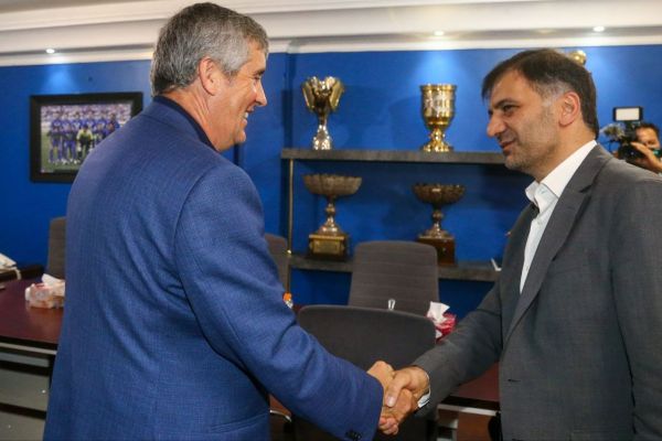 سرمربی اسپانیایی به کمپ حجازی رفت بازدید لوپز از امکانات استقلال