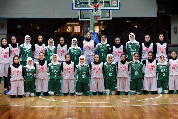  پیروزی تیم ملی بسکتبال دختران زیر ۱۶ سال مقابل عراق