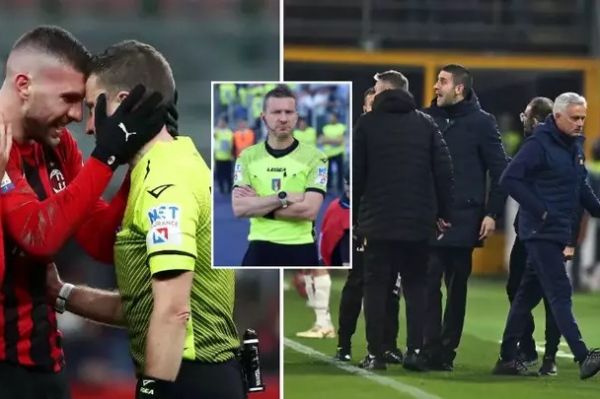  اخراج داوری که توسط مورینیو تهدید شده بود