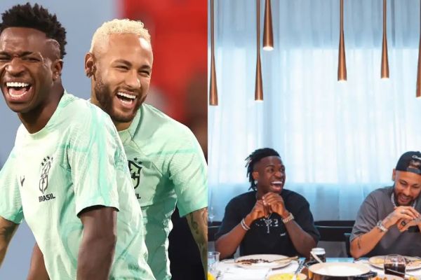 واکنش وینیسیوس جونیور به سپری کردن یک روز با نیمار