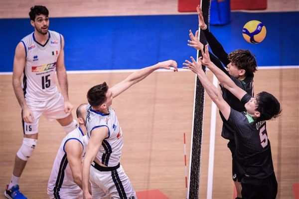  لیگ ملت‌های والیبال  اولین باخت ژاپن به دست ایتالیا رقم خورد