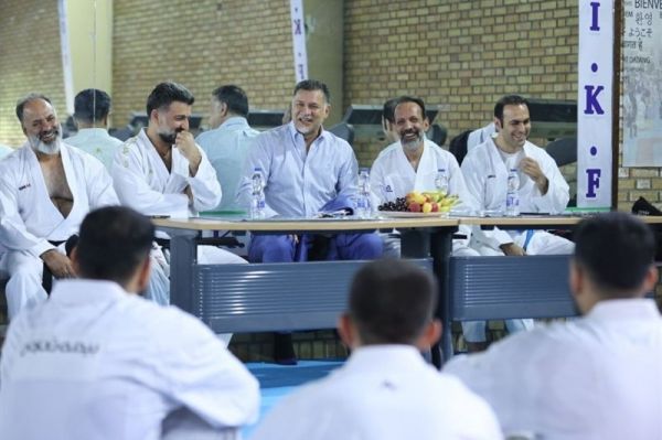  علی دایی مهمان ویژه تمرین ملی‌پوشان کاراته