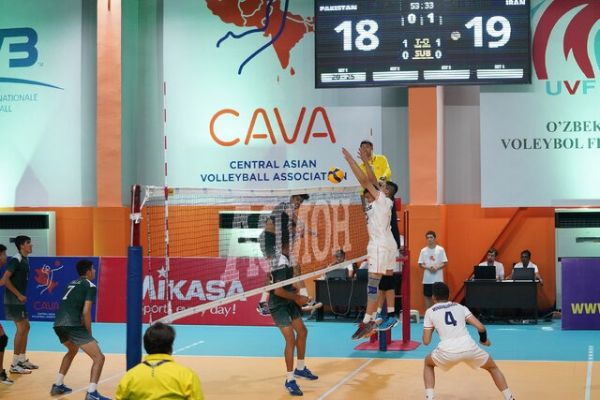  شکست والیبال ایران از پاکستان