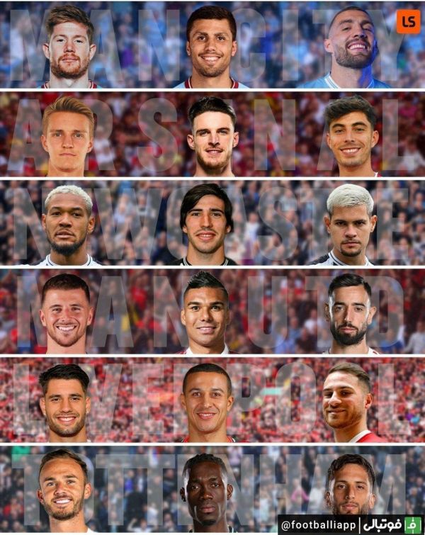  طرح  خط هافبک‌های جدید و تازه نفس این فصل لیگ‌ جزیره