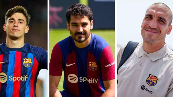 قابی از هافبکهای بارسلونا برای فصل جدید