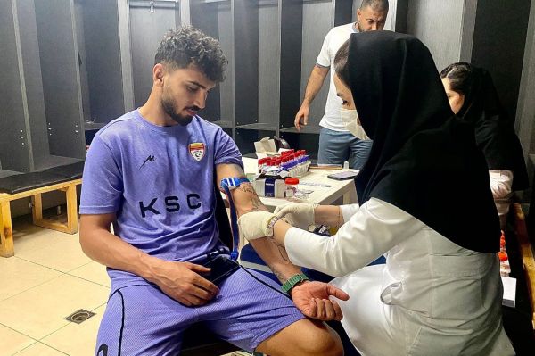  گزارش تصویری  بازیکنان و کادر فنی فولاد خوزستان در ایفمارک