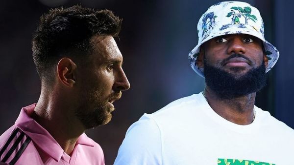  استوری اینستاگرامی مسی پس از دیدار با لبرون جیمز  عکس