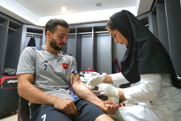  گزارش تصویری  اعضای تیم پرسپولیس در ایفمارک