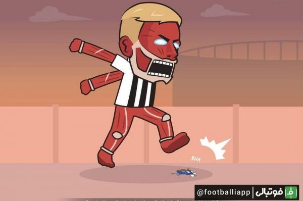  کاریکاتور  نیوکاسل در دیداری دوستانه مقابل برایتون با نتیجه دو بر یک به برتری رسید