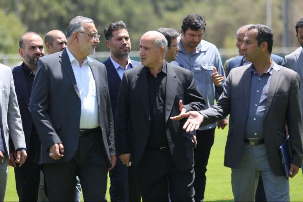 گزارش تصویری/ حضور شهردار تهران و مهدی تاج در مرکز ملی فوتبال