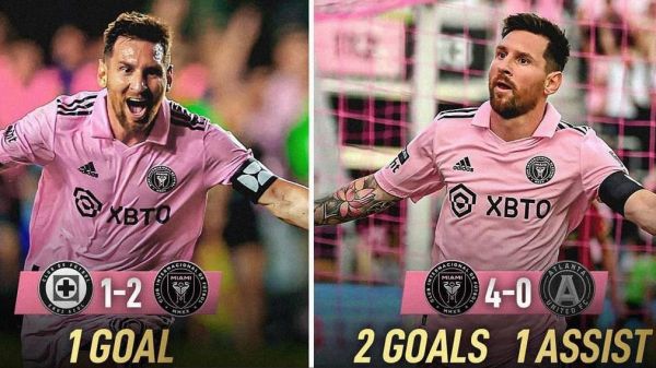  قابی از درخشش ویژه مسی در چهار بازی برای اینتر میامی