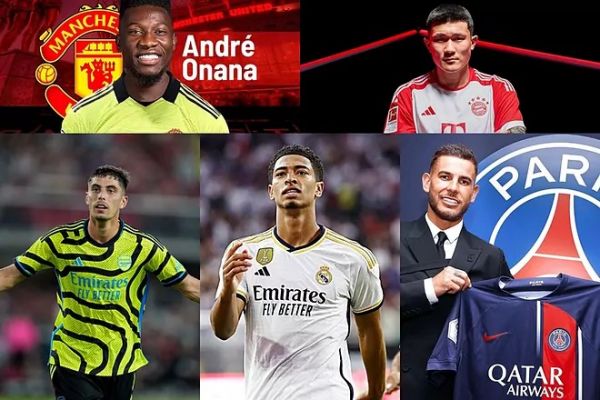  گران‌ترین تیم نقل و انتقالات تابستان 2023؛ کین کنار بلینگام و رایس