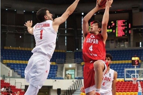  شکست بسکتبال ایران نوین، این بار مقابل ژاپن