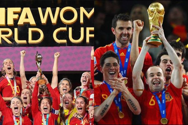  اسپانيا با قهرمانى در جام جهانى زنان كنار آلمان قرار گرفت