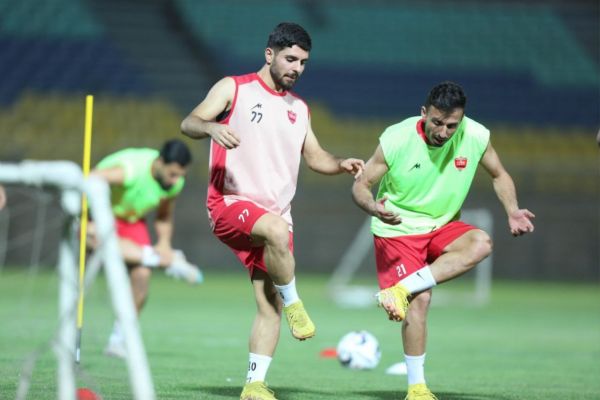  گزارش تصویری  تمرین ۸۰ دقیقه‌ای پرسپولیس در ورزشگاه کاظمی