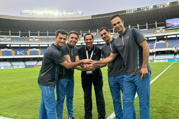  قضاوت تیم داوری ایران در مرحله پلی آف ای اف سی کاپ