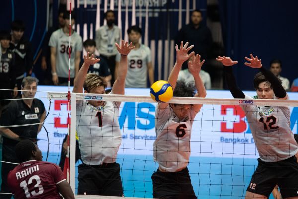 والیبال قهرمانی آسیا ژاپن با شکست قطر به فینال صعود کرد