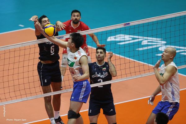  گزارش تصویری  دیدار تیمهای ملی والیبال ایران و چین