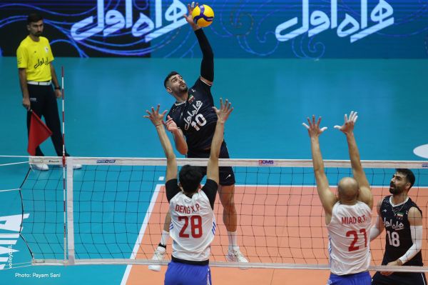 گزارش تصویری/ دیدار تیمهای ملی والیبال ایران و چین