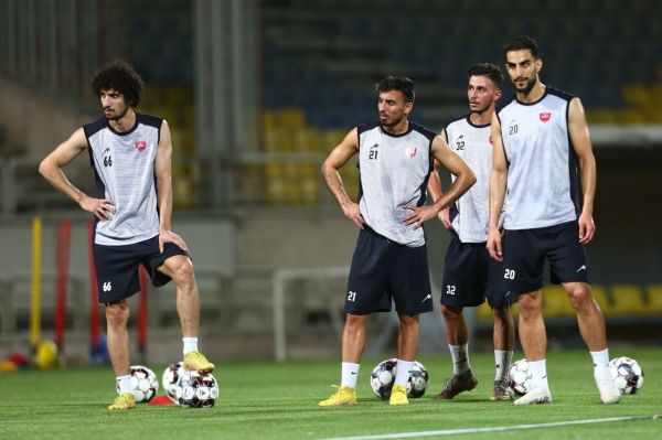 گزارش تصویری تمرینات ویژه پرسپولیس برای بازی با فولاد خوزستان