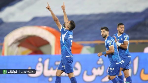  کار نیمه‌تمام، تمام شد؛ سرقفلی گل هزارم استقلال به نام مهرداد محمدی بود   عکس