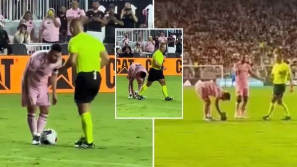 خشم هواداران چرا داور به مسی به خاطر فریبکاری کارت زرد نداد