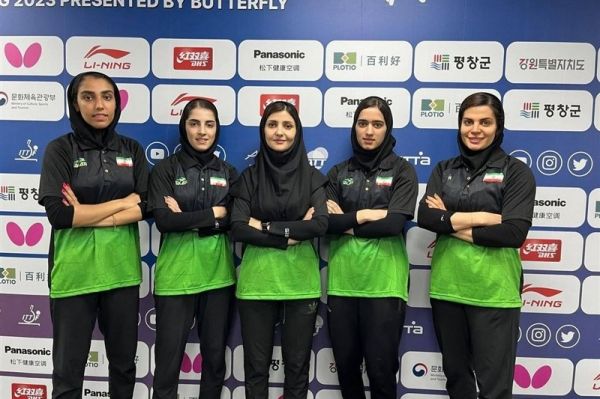 صعود بانوان تنیس روی میز به جمع ده تیم برتر آسیا