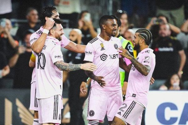  برد اینتر میامی مقابل تیم لس آنجلسی با دو پاس گل مسی