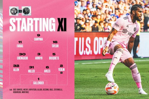  ترکیب اینتر میامی مقابل آتلانتا یونایتد بدون حضور مسی و آلبا