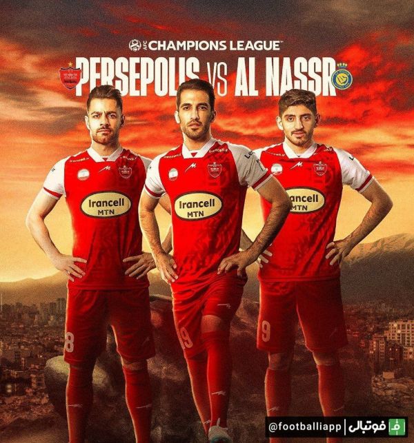  پوستر باشگاه پرسپولیس برای دیدار امشب مقابل النصر